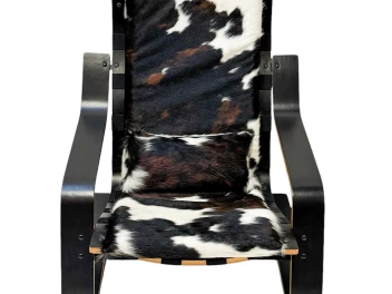 Mid-Century Modern Sculptural Plywood Lounge Chair, The Netherlands 1970s